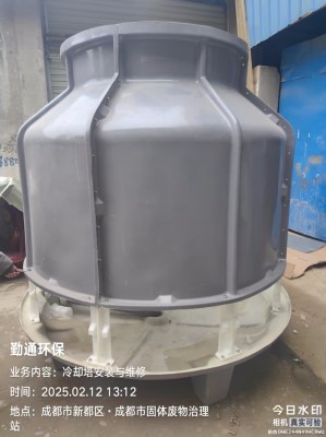 自贡60t冷却塔安装与配送案例