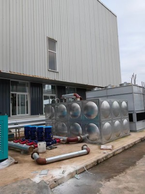 夹江闭式冷却塔循环系统安装案例